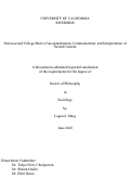 Cover page: Heterosexual College Men’s Conceptualization, Communication, and Interpretation of Sexual Consent