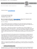 Cover page of UC Comments in Response to PTO-P-2020-0057, “Request for Comments on the National Strategy for Expanding American Innovation”