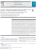 Cover page: The Carbon:234Thorium ratios of sinking particles in the California current ecosystem 1: relationships with plankton ecosystem dynamics