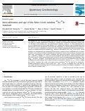 Cover page: Intercalibration and age of the Alder Creek sanidine 40Ar/39Ar standard