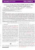 Cover page: PyIRoGlass: An open-source, Bayesian MCMC algorithm for fitting baselines to FTIR spectra of basaltic-andesitic glasses