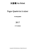 Cover page: Fugue Quartet in A minor