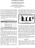 Cover page: Logical Effects on Anchoring