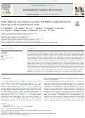 Cover page: Early-childhood social reticence predicts SCR-BOLD coupling during fear extinction recall in preadolescent youth