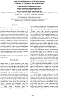 Cover page: Non-verbal responses to being ignored: Evidence of cognitive deconstruction?