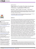 Cover page: Exploitation of nuclear functions by human rhinovirus, a cytoplasmic RNA virus