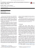 Cover page: Presidential, parliamentary, and local government elections in Malawi, May 2014