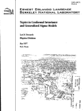 Cover page: Topics in conformal invariance and generalized sigma models