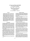 Cover page: A Constraint-Motivated Model of Concept Formation