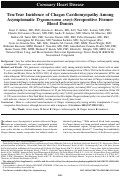 Cover page: Response to Letters Regarding Article, “Ten-Year Incidence of Chagas Cardiomyopathy Among Asymptomatic, Trypanosoma cruzi–Seropositive Former Blood Donors”