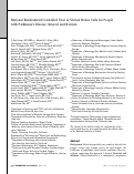 Cover page: National Randomized Controlled Trial of Virtual House Calls for People with Parkinson's Disease: Interest and Barriers