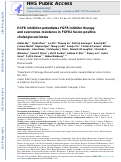 Cover page: EGFR Inhibition Potentiates FGFR Inhibitor Therapy and Overcomes Resistance in FGFR2 Fusion–Positive Cholangiocarcinoma