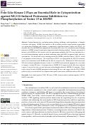 Cover page: Polo-Like Kinase 2 Plays an Essential Role in Cytoprotection against MG132-Induced Proteasome Inhibition via Phosphorylation of Serine 19 in HSPB5