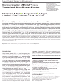 Cover page: Biomineralization of Dental Tissues Treated with Silver Diamine Fluoride