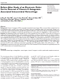 Cover page: Before-After Study of an Electronic Order Set for Reversal of Vitamin K Antagonist–Associated Intracerebral Hemorrhage