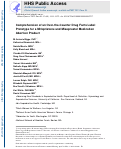 Cover page: Comprehension of an Over-the-Counter Drug Facts Label Prototype for a Mifepristone and Misoprostol Medication Abortion Product