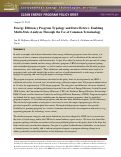 Cover page: Energy Efficiency Program Typology and Data Metrics: Enabling Multi-State Analyses Through the Use of Common Terminology