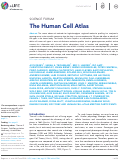 Cover page: The Human Cell Atlas.