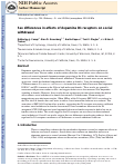 Cover page: Sex differences in effects of dopamine D1 receptors on social withdrawal