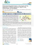 Cover page: Photoinitiated Degradation Kinetics of the Organic UV Filter Oxybenzone in Solutions and Aerosols: Impacts of Salt, Photosensitizers, and the Medium.