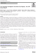 Cover page: The Toxicology Investigators Consortium Case Registry-the 2019 Annual Report.