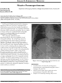 Cover page: Massive Pneumoperitoneum