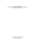 Cover page of Redwood Creek, Marin County 2010 Monitoring Study of a Salmonid Habitat Stream Restoration Project: Seven-­‐Year Post-­‐Project Evaluation