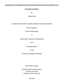 Cover page: MECHANICAL AND TRIBOLOGICAL PROPERTIES OF SKIN STUDIED BY MICROSCALE INDENTATION AND SCRATCHING TECHNIQUES