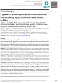 Cover page: Cigarette Smoke Exposure Worsens Endotoxin-Induced Lung Injury and Pulmonary Edema in Mice