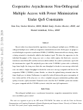 Cover page: Cooperative Asynchronous Non-Orthogonal Multiple Access With Power Minimization Under QoS Constraints