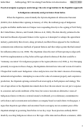 Cover page: Food Sovereignty as Purpose and Strategy: the Role of Agriculture in the Zapatista Approach to Indigenous Autonomy and Governance from Below