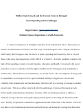 Cover page: Welfare State Growth and the Current Crisis in Portugal: Social Spending and its Challenges