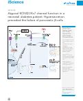 Cover page: Atypical KCNQ1/Kv7 channel function in a neonatal diabetes patient: Hypersecretion preceded the failure of pancreatic β-cells.