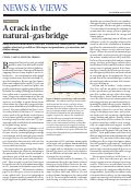 Cover page: A crack in the natural-gas bridge