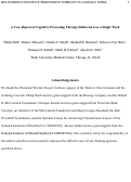 Cover page: A Case Report of Cognitive Processing Therapy Delivered Over a Single Week