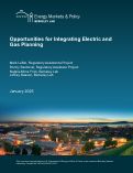 Cover page: Opportunities for Integrating Electric and Gas Planning