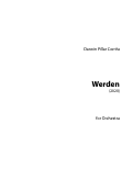 Cover page: Werden