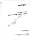 Cover page: Clearing the Air: What the Times Called For in 1947