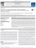 Cover page: Traumatic Brain Injury Induces Genome-Wide Transcriptomic, Methylomic, and Network Perturbations in Brain and Blood Predicting Neurological Disorders.