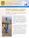 Cover page: Agritourism Enterprises on Your Farm or Ranch: Understanding Regulations