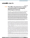 Cover page: The effect of putrescine on space use and activity in sea lamprey (Petromyzon marinus).