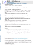 Cover page: MS-DIAL: data-independent MS/MS deconvolution for comprehensive metabolome analysis