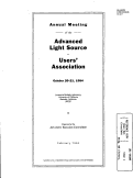 Cover page: Proceedings of the Seventh Annual Meeting of the Advanced Light Source Users' Association