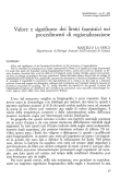 Cover page: Valore e significato dei limiti faunistici nei procedimenti di regionalizzazione