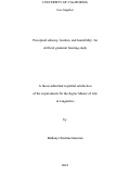 Cover page: Perceptual saliency, lenition, and learnability: An artificial grammar learning study