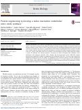 Cover page: Protein engineering to develop a redox insensitive endothelial nitric oxide synthase