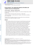 Cover page: Pause Postures: The relationship between articulation and cognitive processes during pauses.