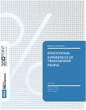 Cover page of Educational Experiences of Transgender People