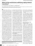 Cover page: What are the mechanisms underlying vaping-induced lung injury?