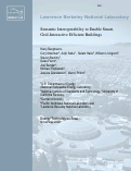 Cover page: Semantic Interoperability to Enable Smart, Grid-Interactive Efficient Buildings